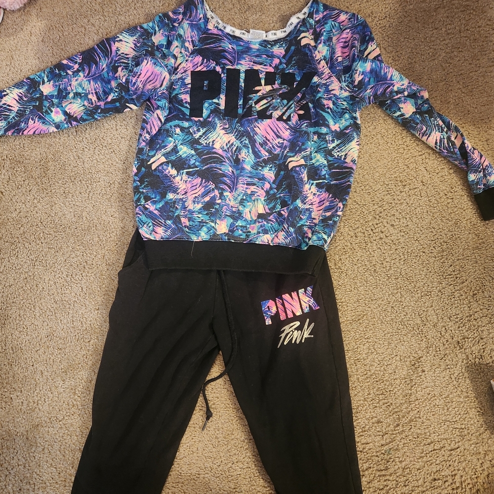 Pink Victoria secret outfit xs